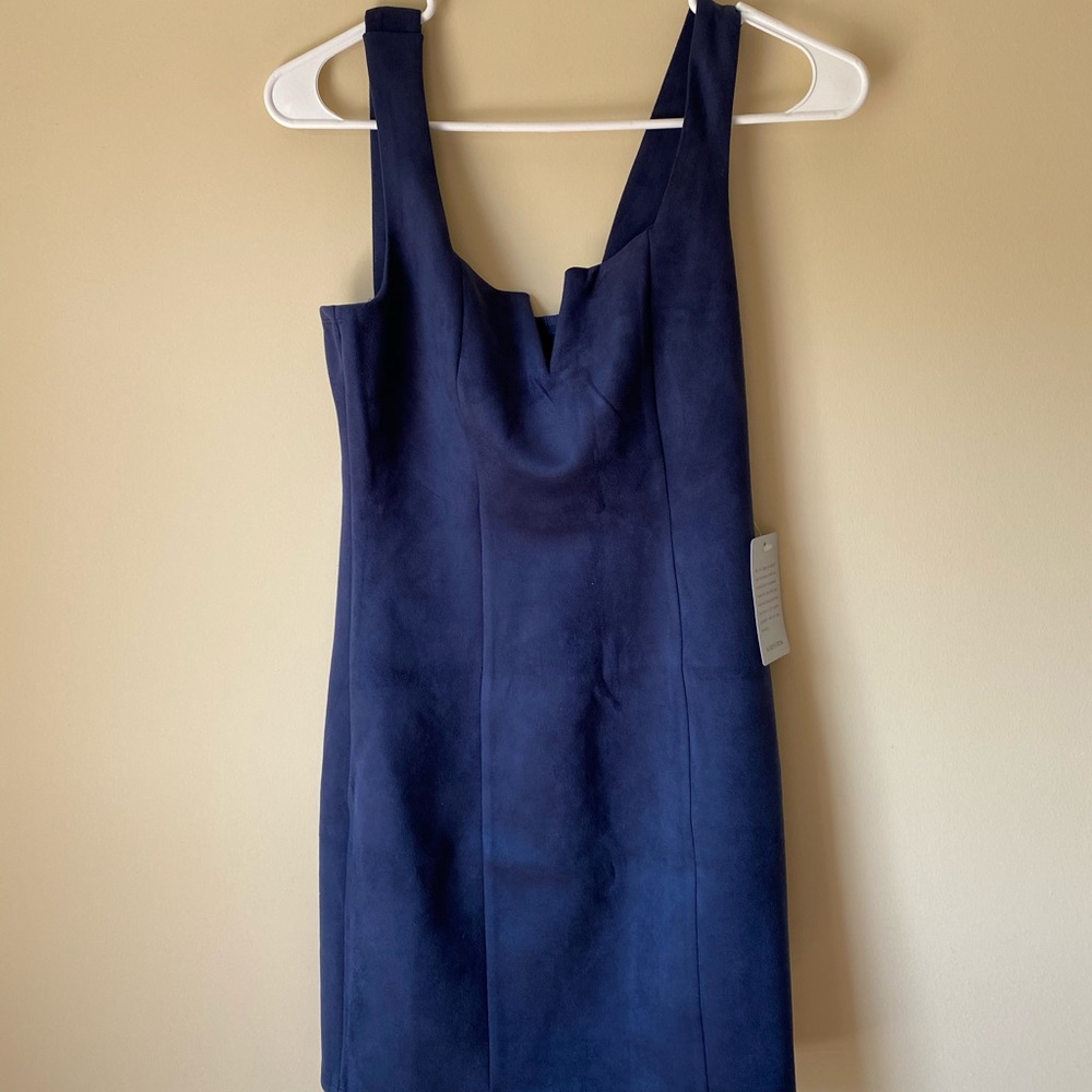 suede mini part dress!